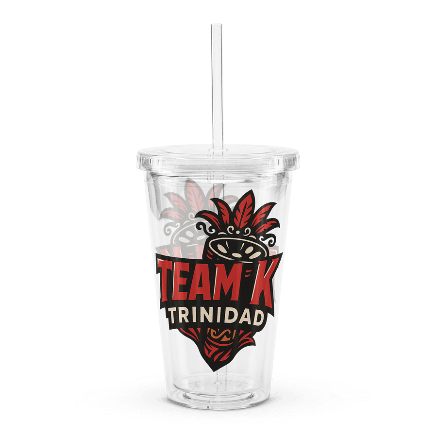 TEAM K TRINIDAD Clear Plastic Tumbler product image (2)