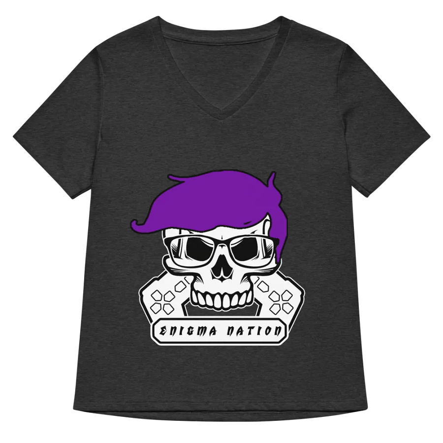 Enigma Nation Bella+Canvas Women's Relaxed V-Neck T-Shirt (PRINTED) product image (6)