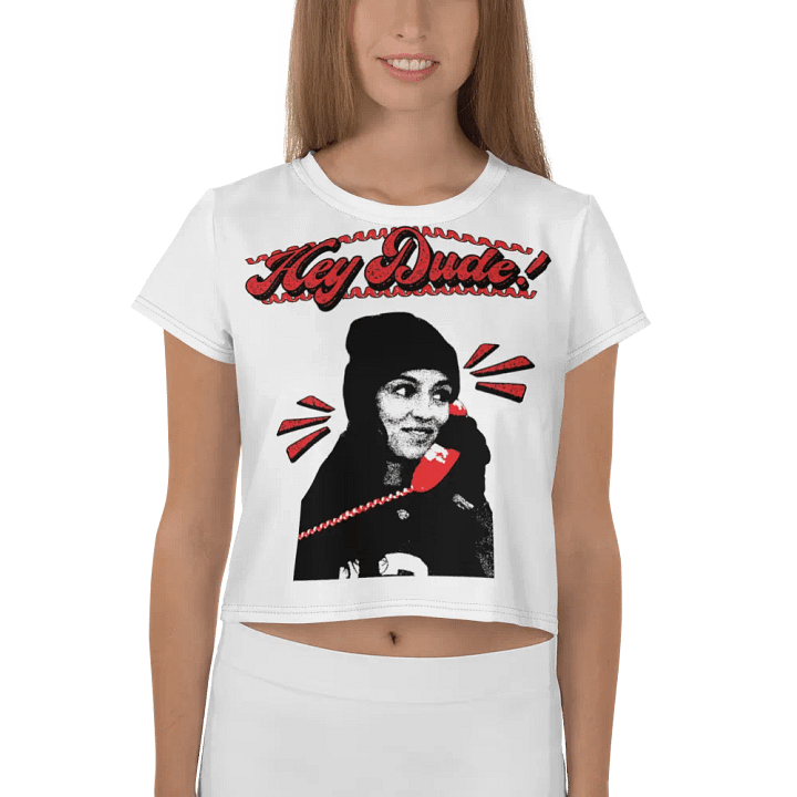 Hey Dude! Crop Tee! product image (1)