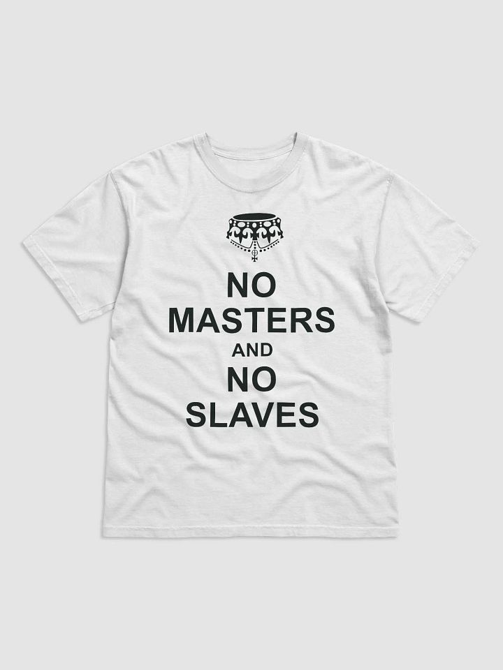 No Masters No Slaves White Short product image (1)