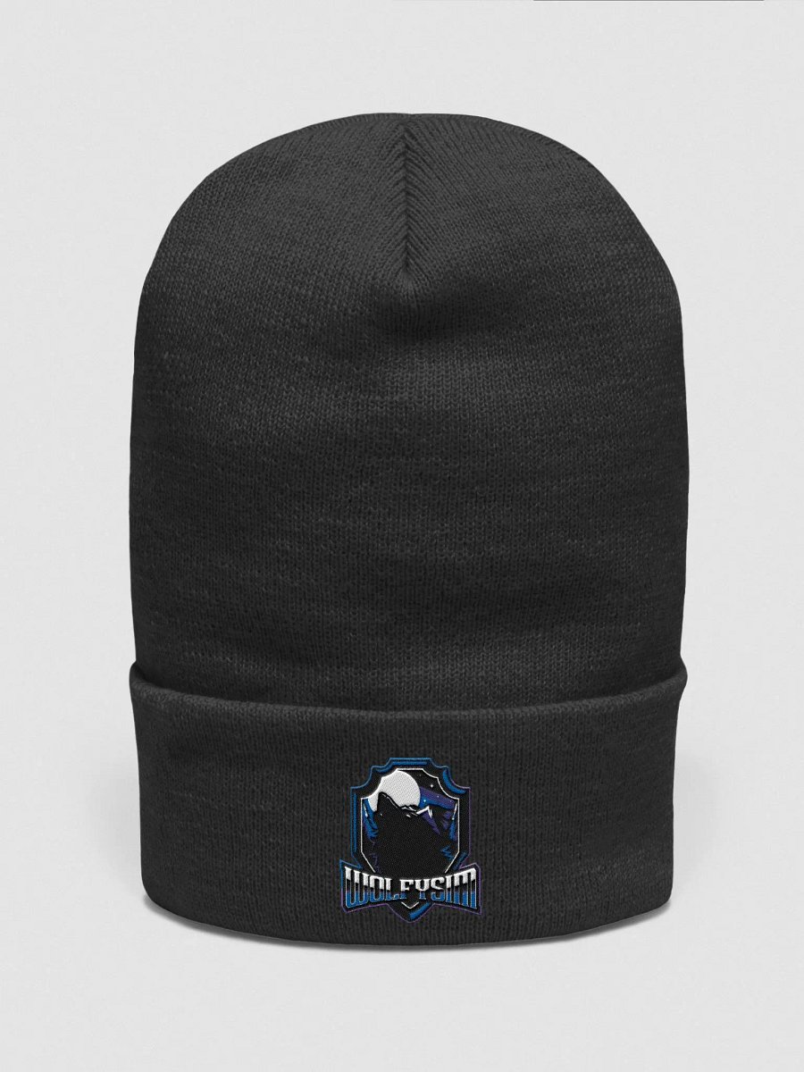 Howling Wolf Cuffed Beanie product image (5)