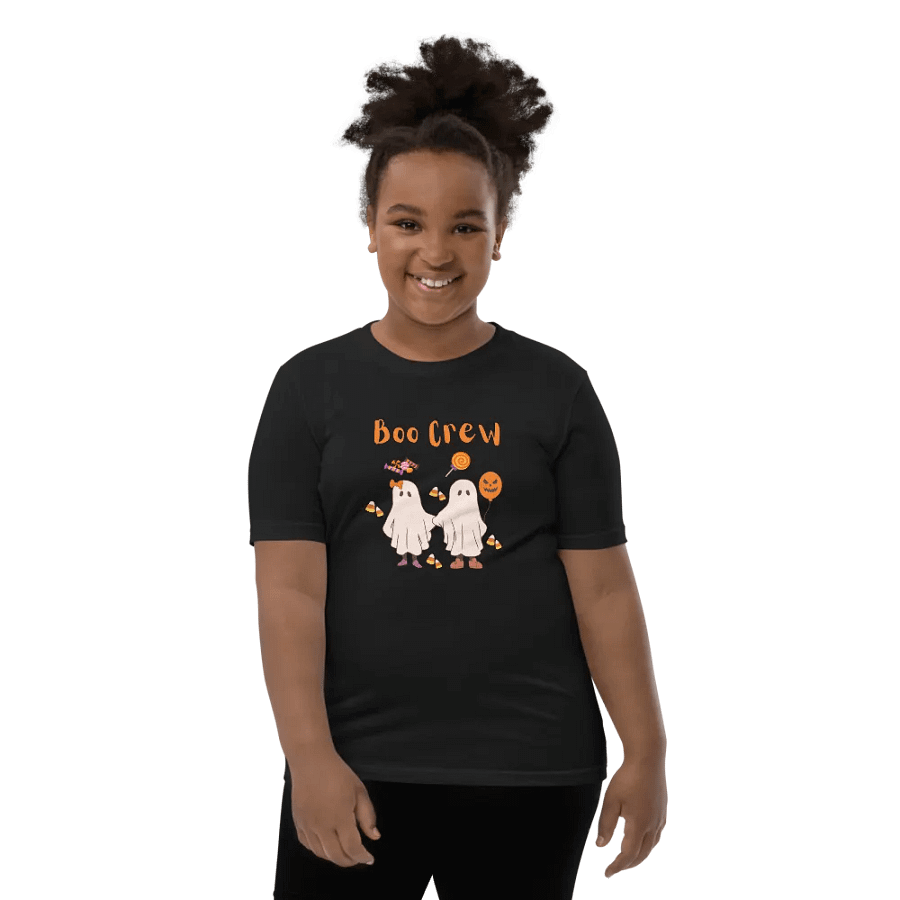 Boo Crew Youth Halloween T-Shirt product image (18)