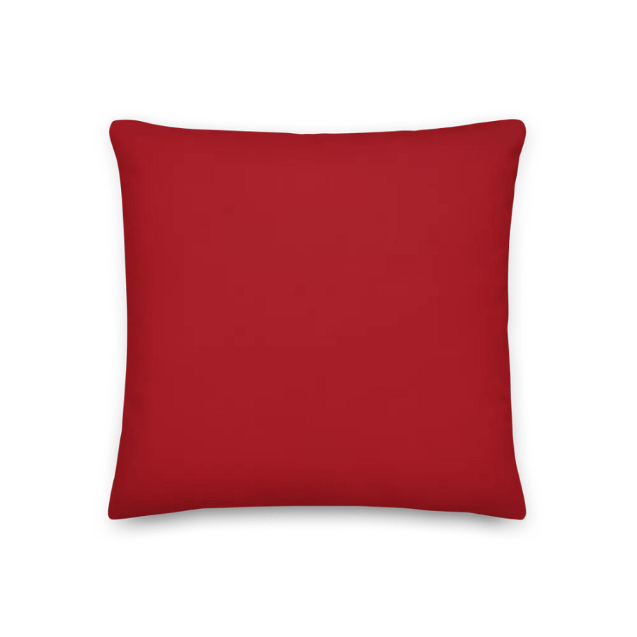 Red Holiday Snowflake Pillow product image (2)