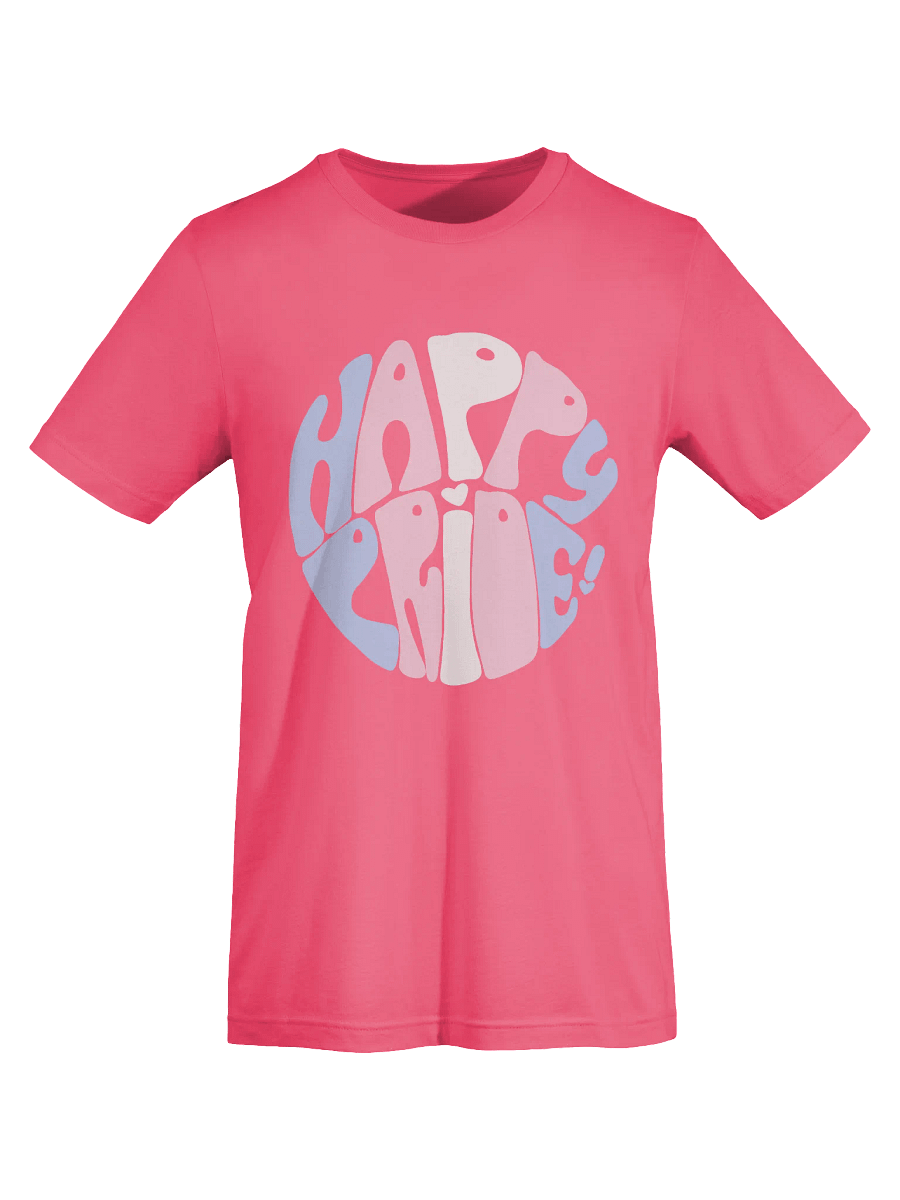Transgender Happy Pride big print tee product image (7)