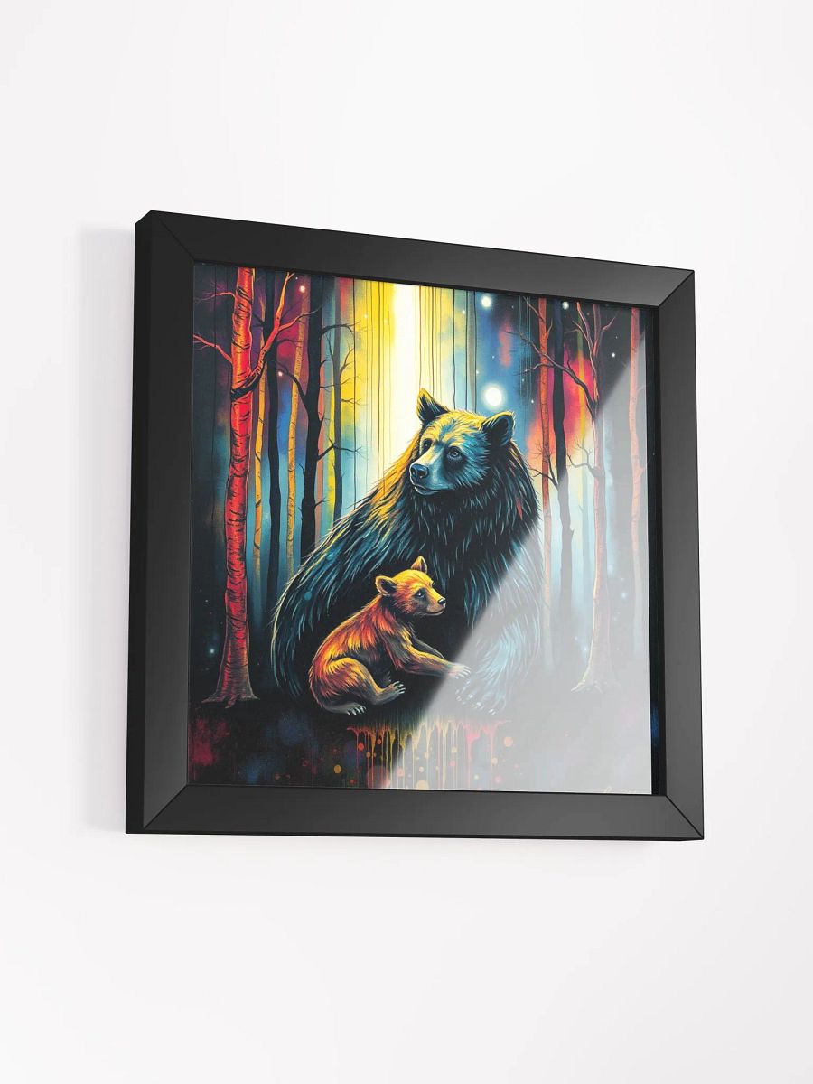 Mystical Bear and Cub Framed Poster product image (13)