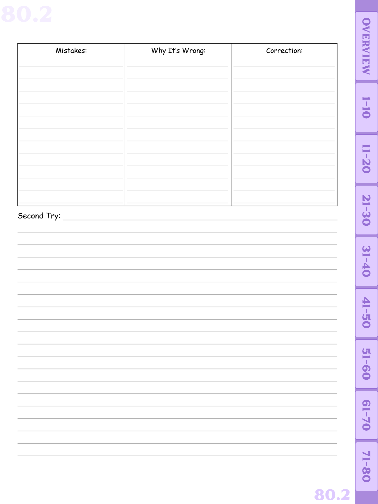 Pastel Purple Digital Writing Practice Journal product image (5)