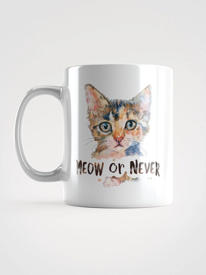 Meow or Never Kitten Mug product image (1)