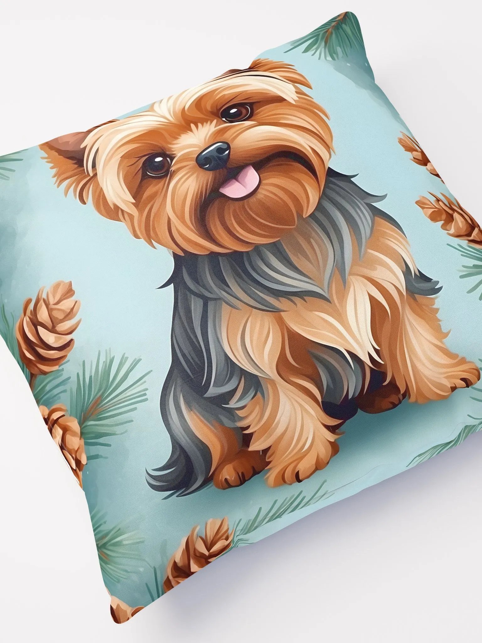 A Festive Pup Amidst Pine Cones product image (8)