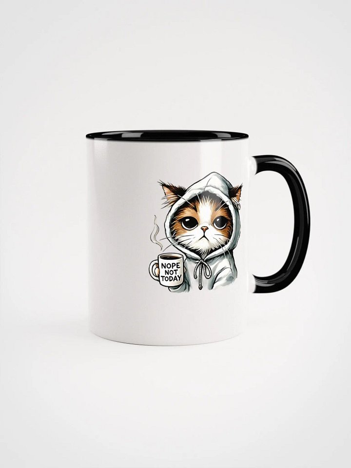 Nope, Not Today’ Sarcastic Cat Lover Mug – Durable, Funny, and Relatable product image (2)