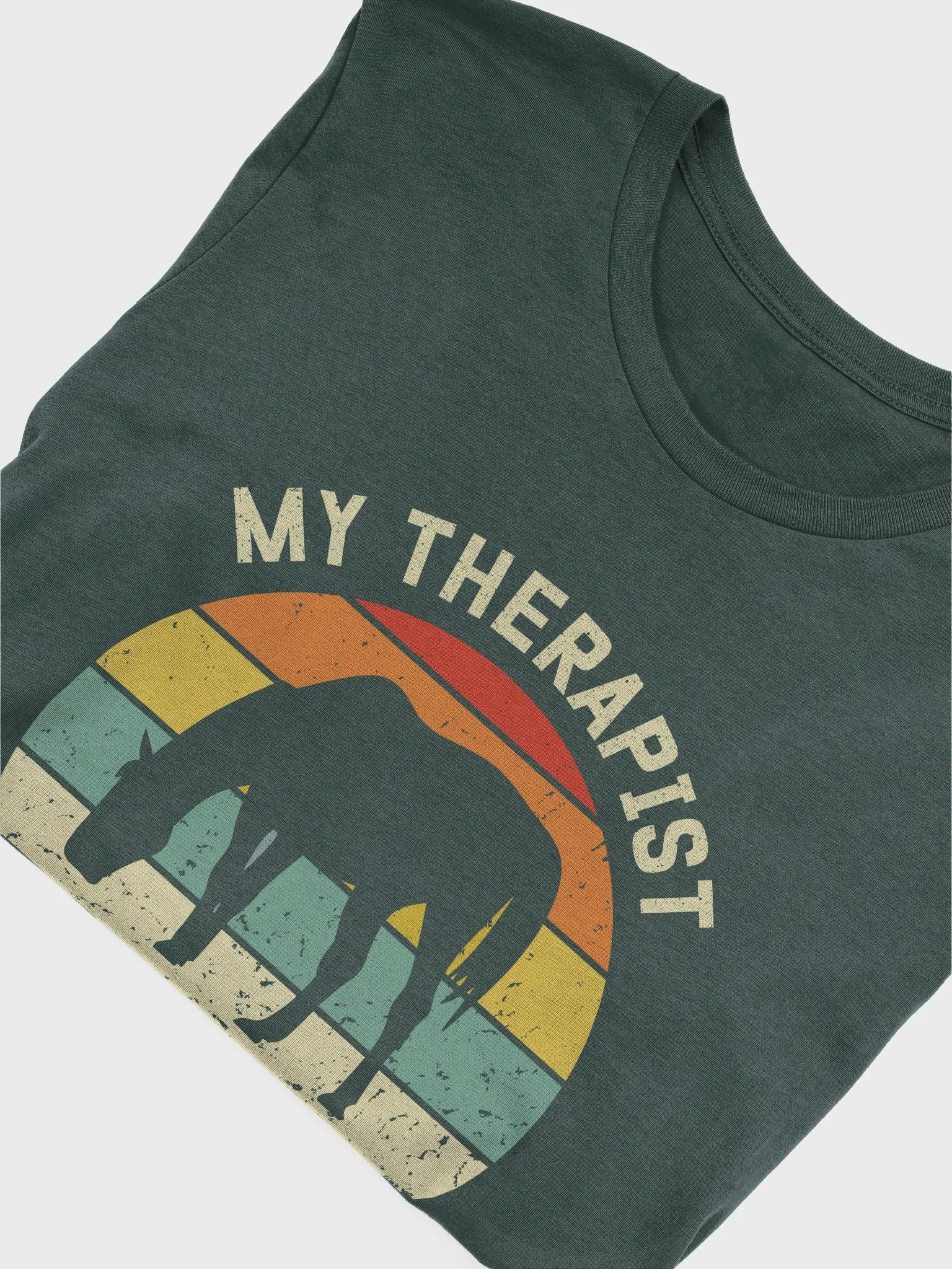 "My therapist eats hay" t-shirt product image (5)
