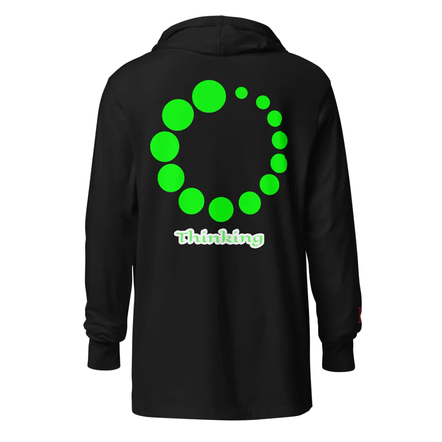 Thinking Process Hoodie, Mindful Thoughtwear, Deep Thinking Mode, Loading Thoughts Hoodie, Smart Minimalist Fashion, Creative Process Hoodie product image (13)