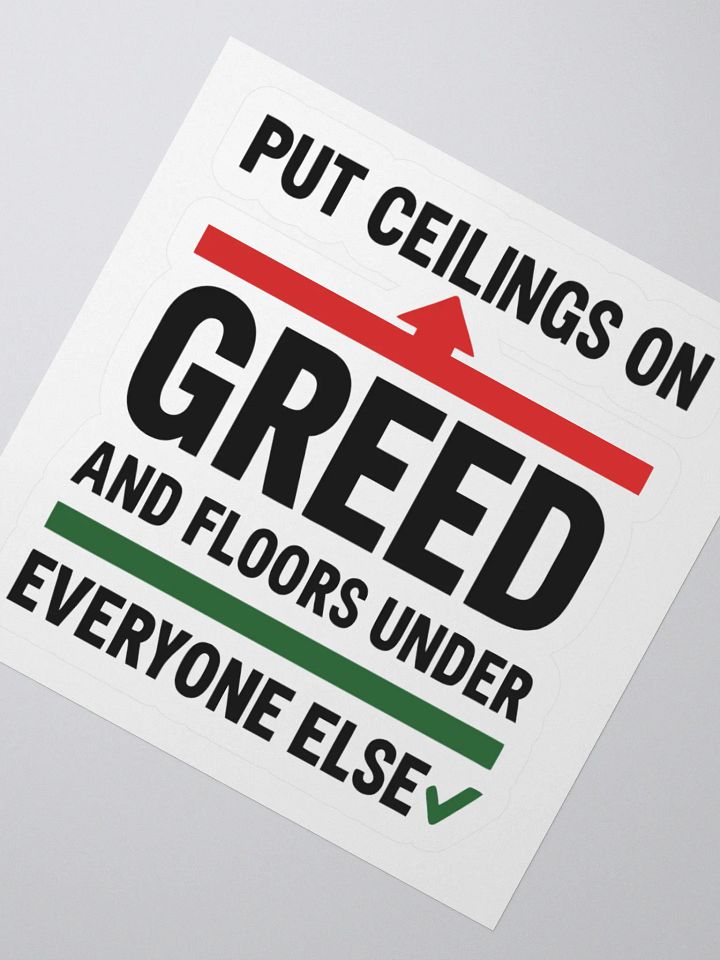 Greed Limitation Sticker Set product image (5)