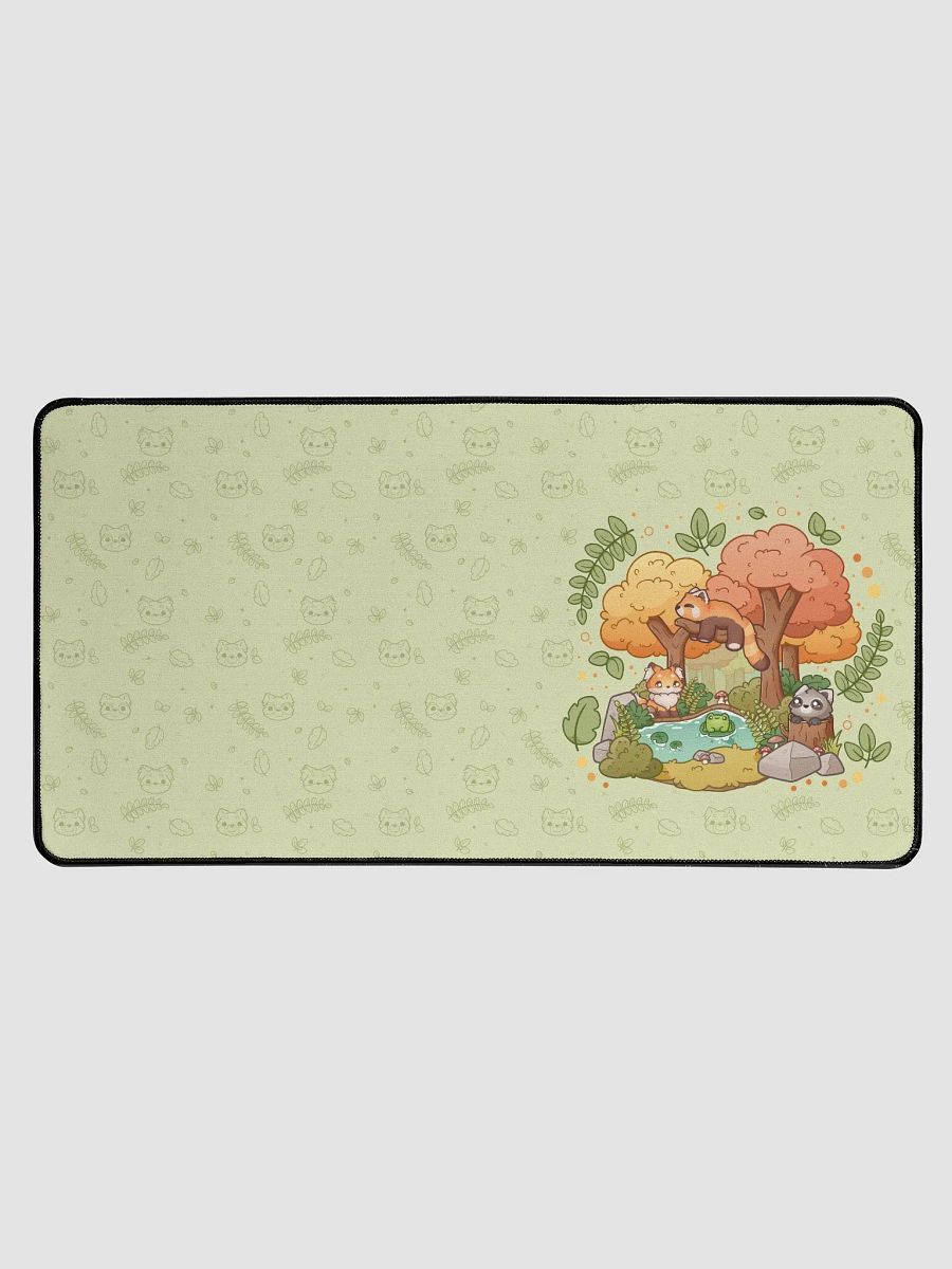Green Desk Mat | Woodland frens product image (1)
