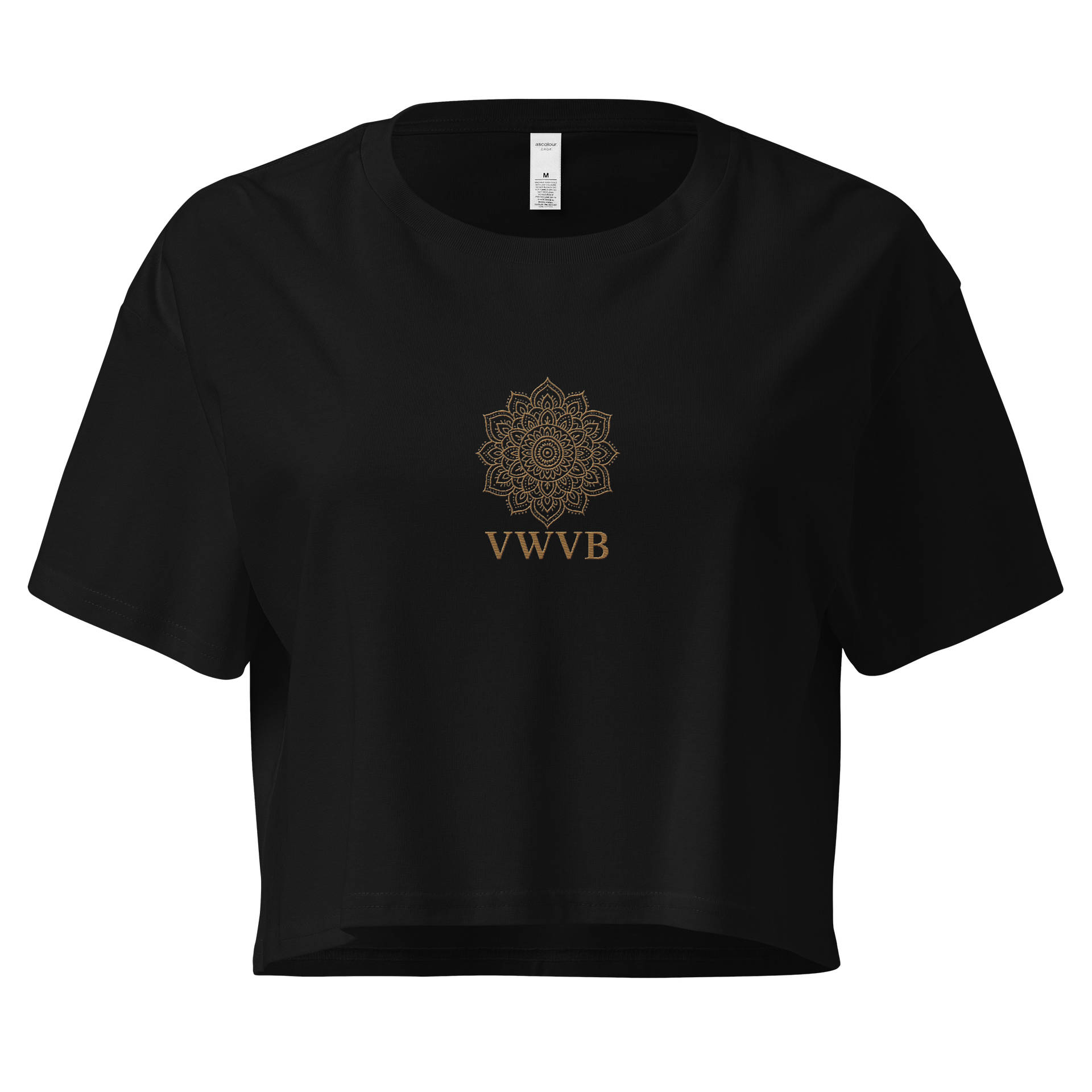 Golden Mandala Crop Top product image (1)