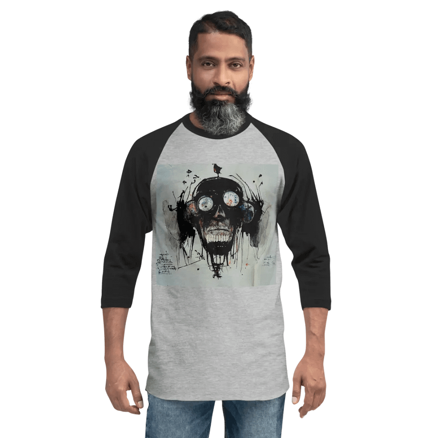 Ethereal Skull Vision Raglan Tee product image (2)