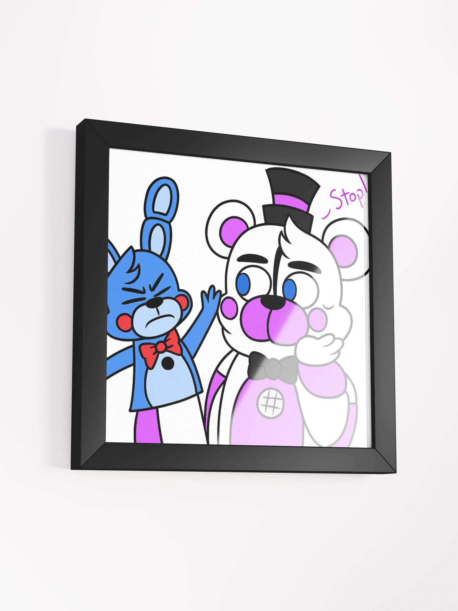 Funtime3Freddy3 Square Framed High-Quality Matte Poster product image (15)