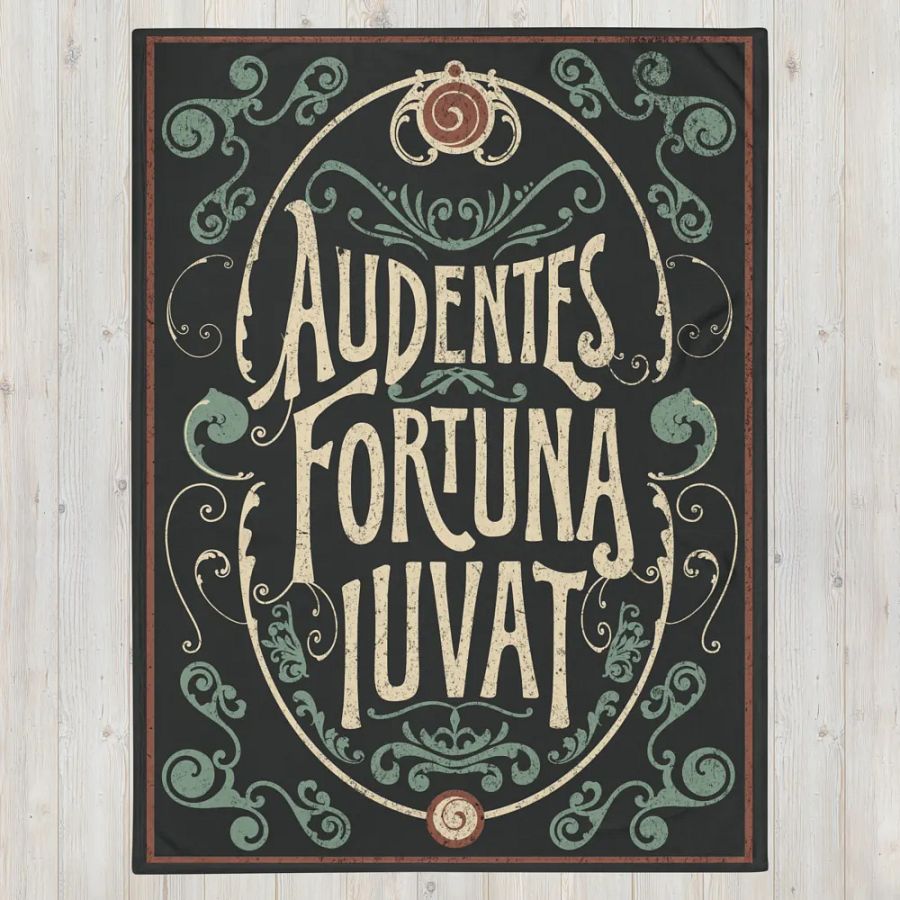 Audentes Fortuna Iuvat Blanket product image (6)