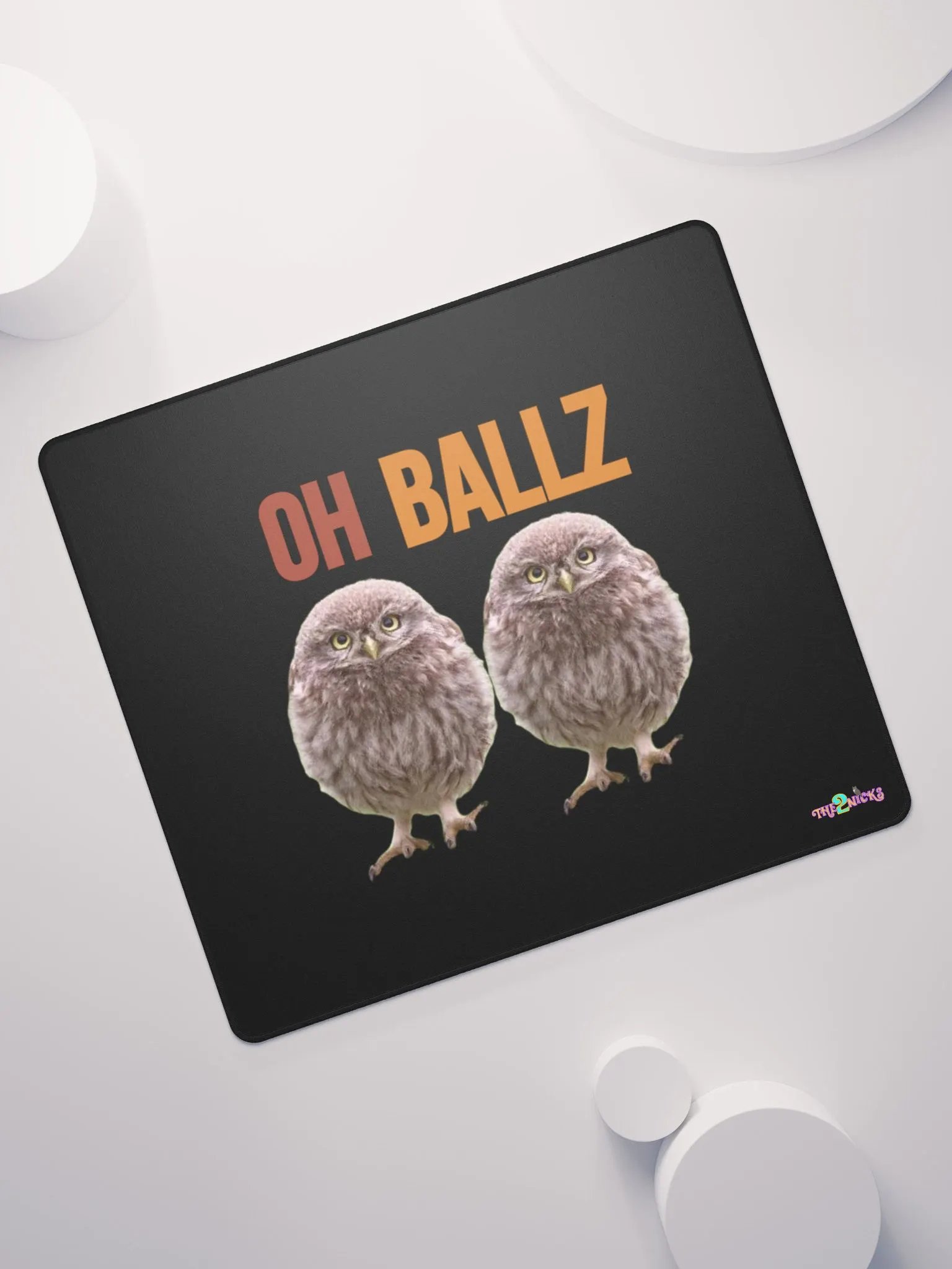 Oh Ballz Gaming Mouse Pad (Black) product image (7)