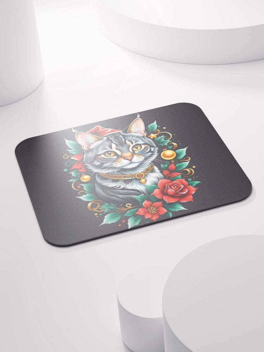 Christmas Kitty & Holiday Charm Mouse Pad product image (5)