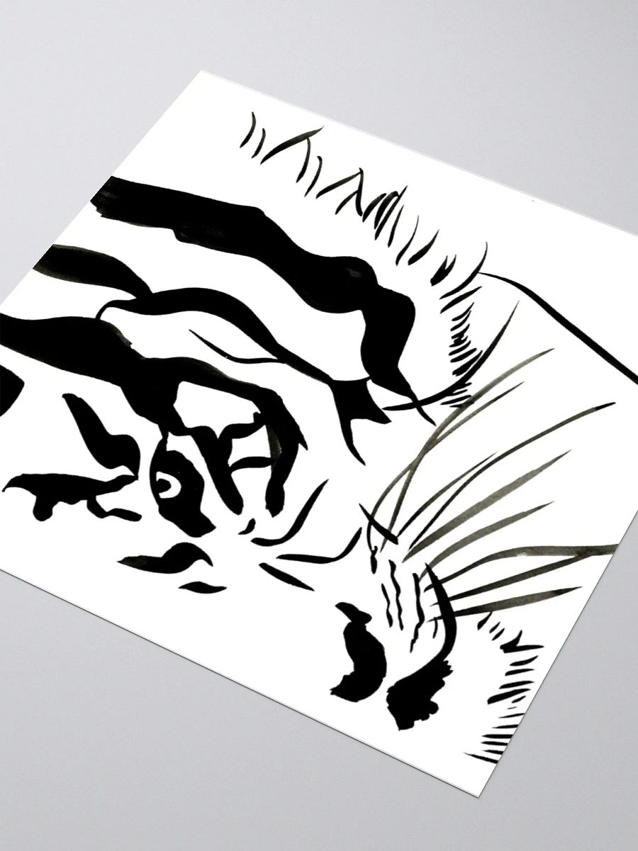 Face Of The Tiger Sticker product image (7)
