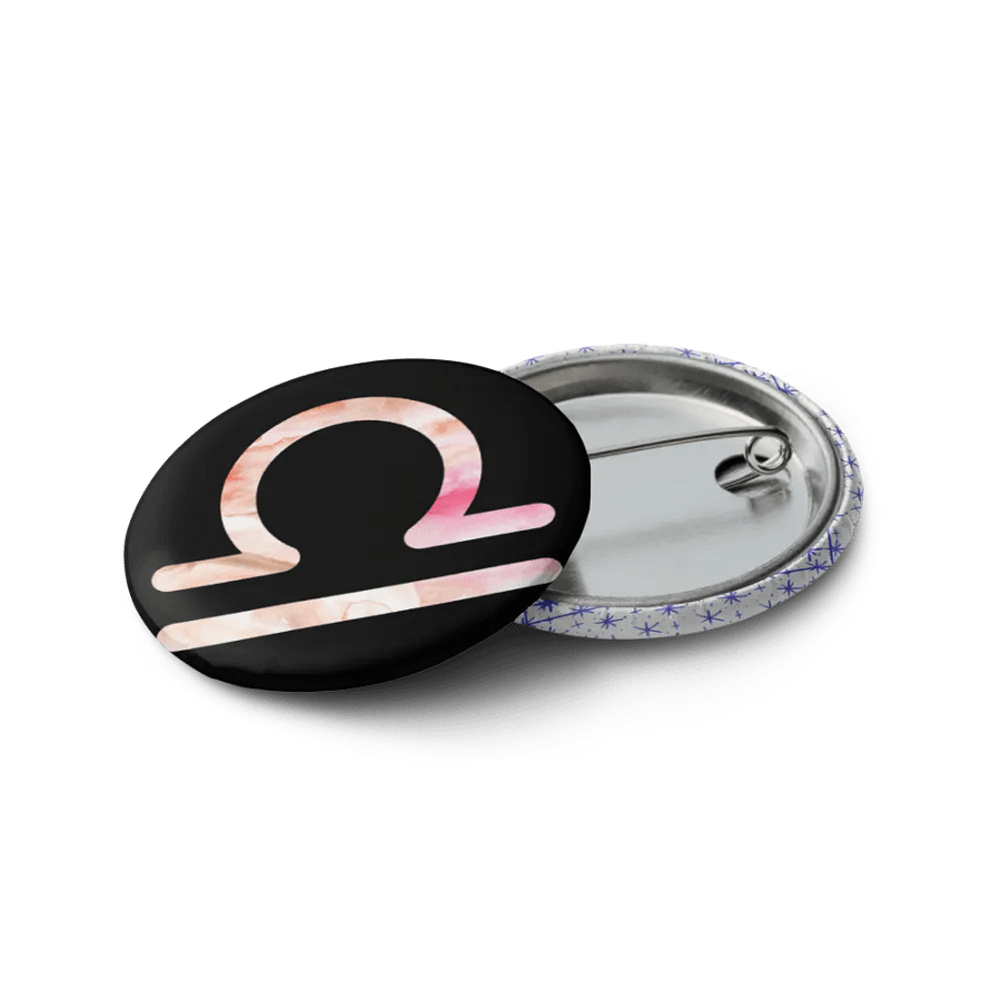 Libra Constellation Pin Buttons product image (12)