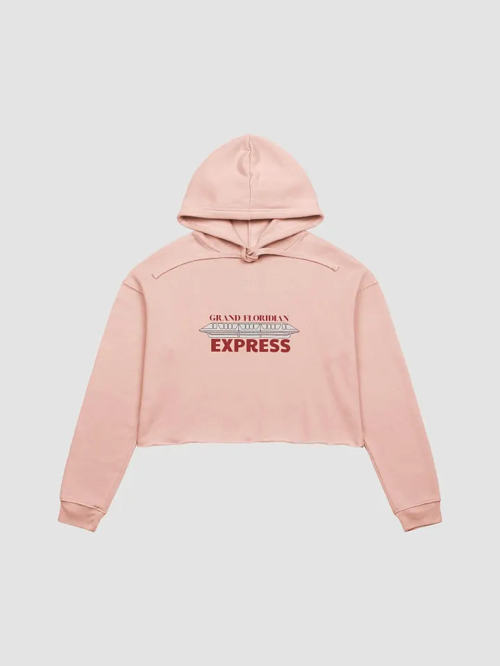 Grand Floridian Express Crop Hoodie – Disney World Resort Collection Peach product image (1)