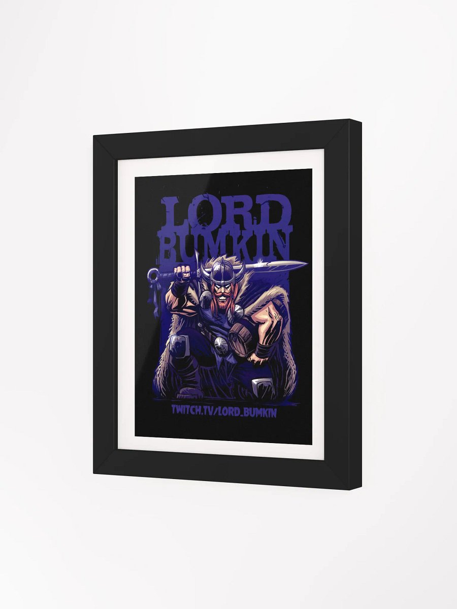 kneeling viking poster framed product image (3)