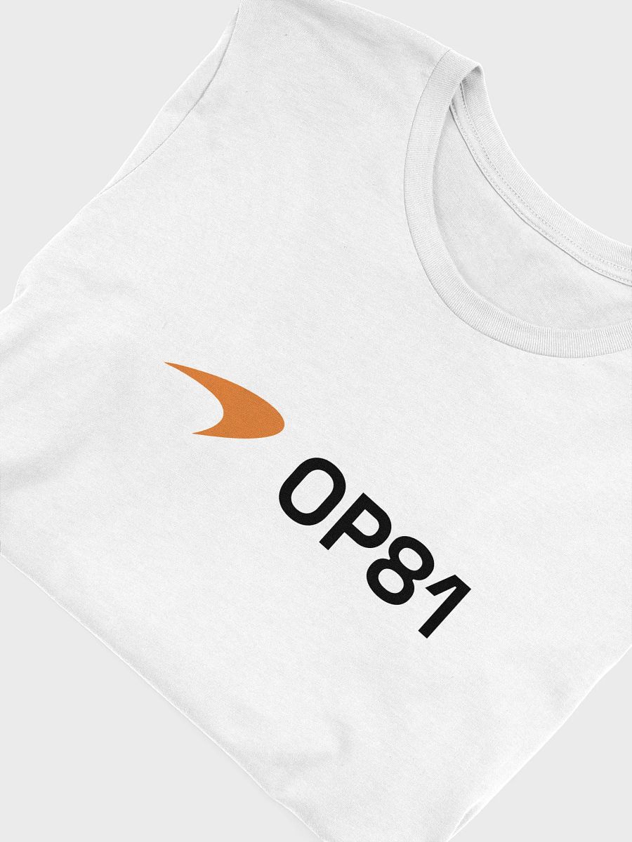 OP81 Velocity white Tee - Feel the Piastri Pace product image (3)