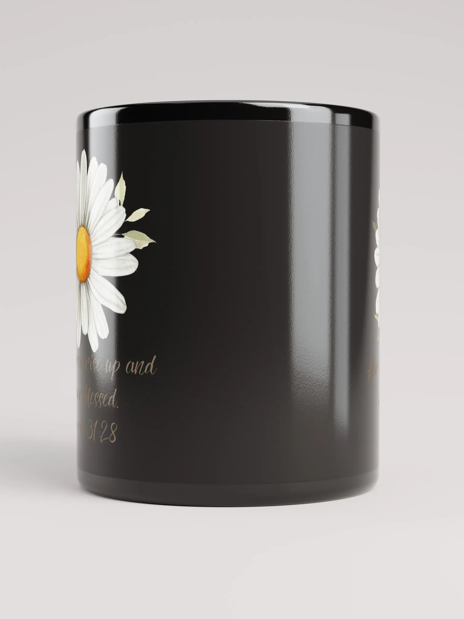 Blessed Mom Black Glossy Mug product image (10)