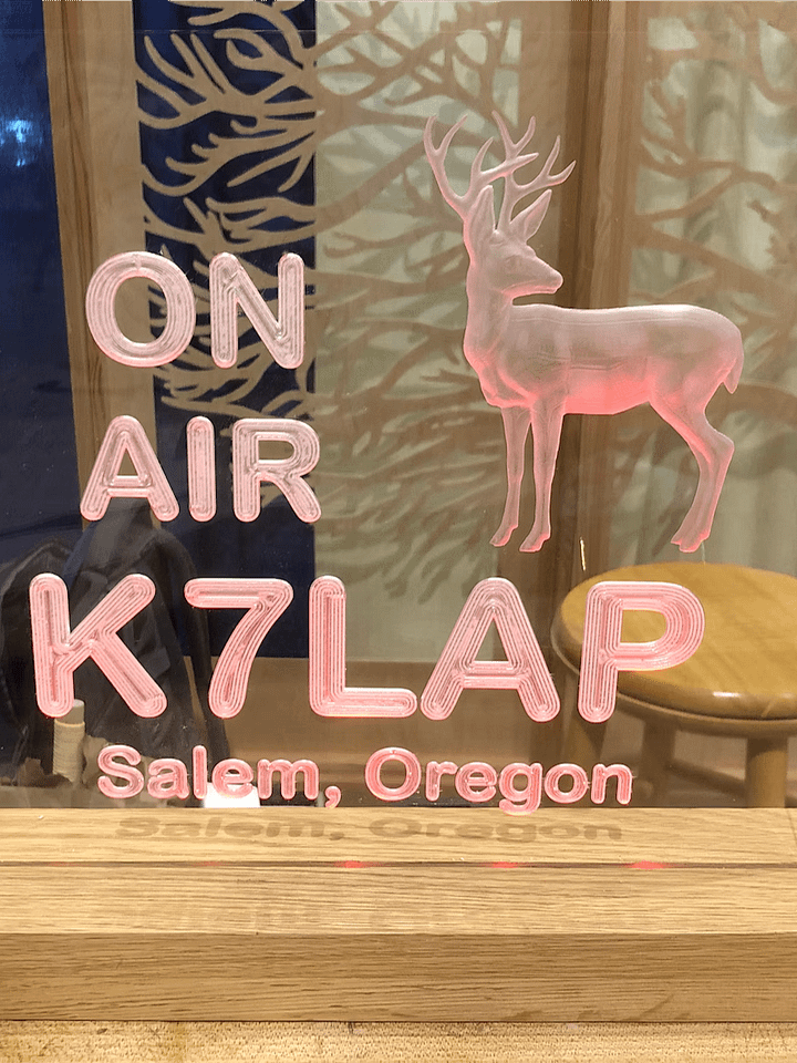 Ham Radio LED Call Sign product image (1)