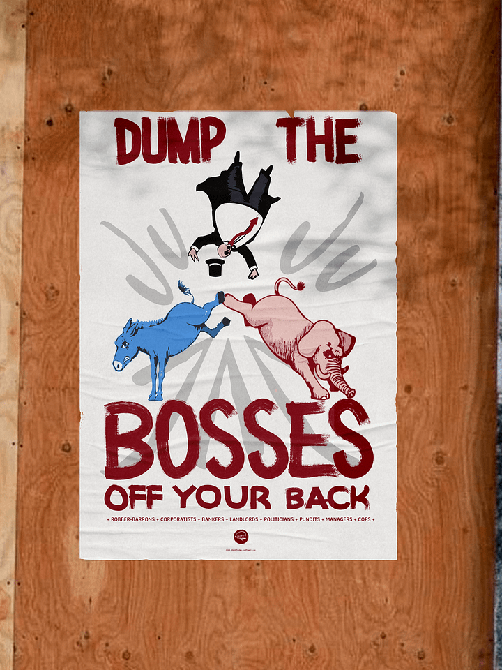 Dump The Bosses - Donkey and Elephant Solidarity product image (1)