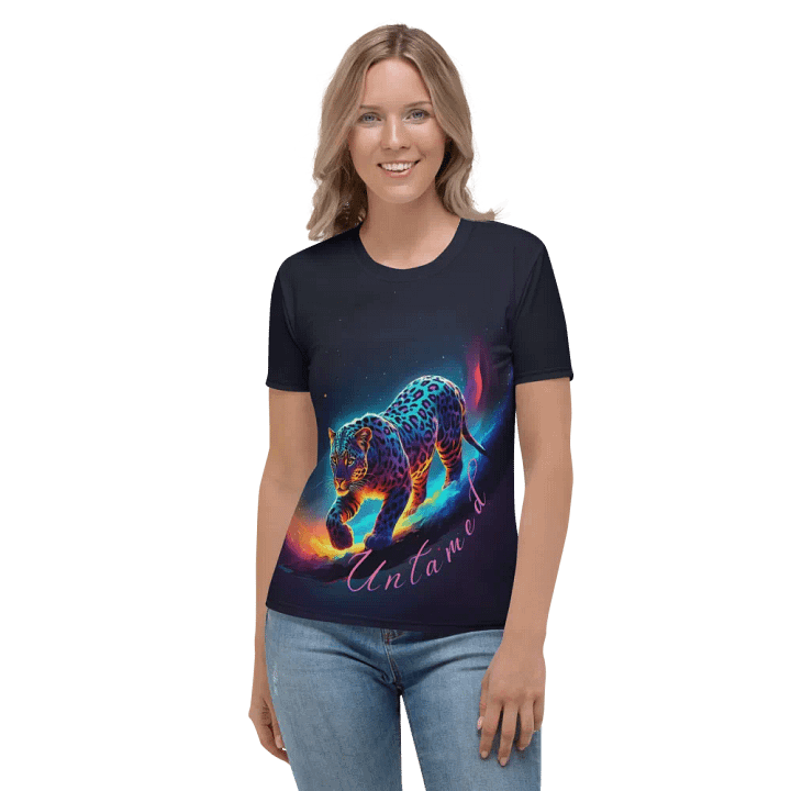 Untamed Leopard All Over Print T-shirt product image (2)