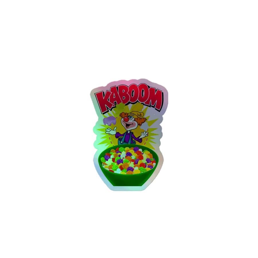 🥣 Saturday Morning Breakfast Kaboom! Holofoil Sticker 🥣 product image (1)