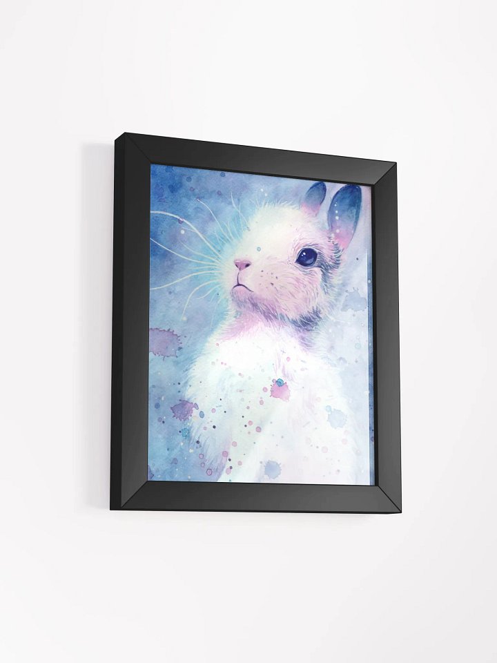 Vibrant Bunny Watercolor Framed Poster product image (6)