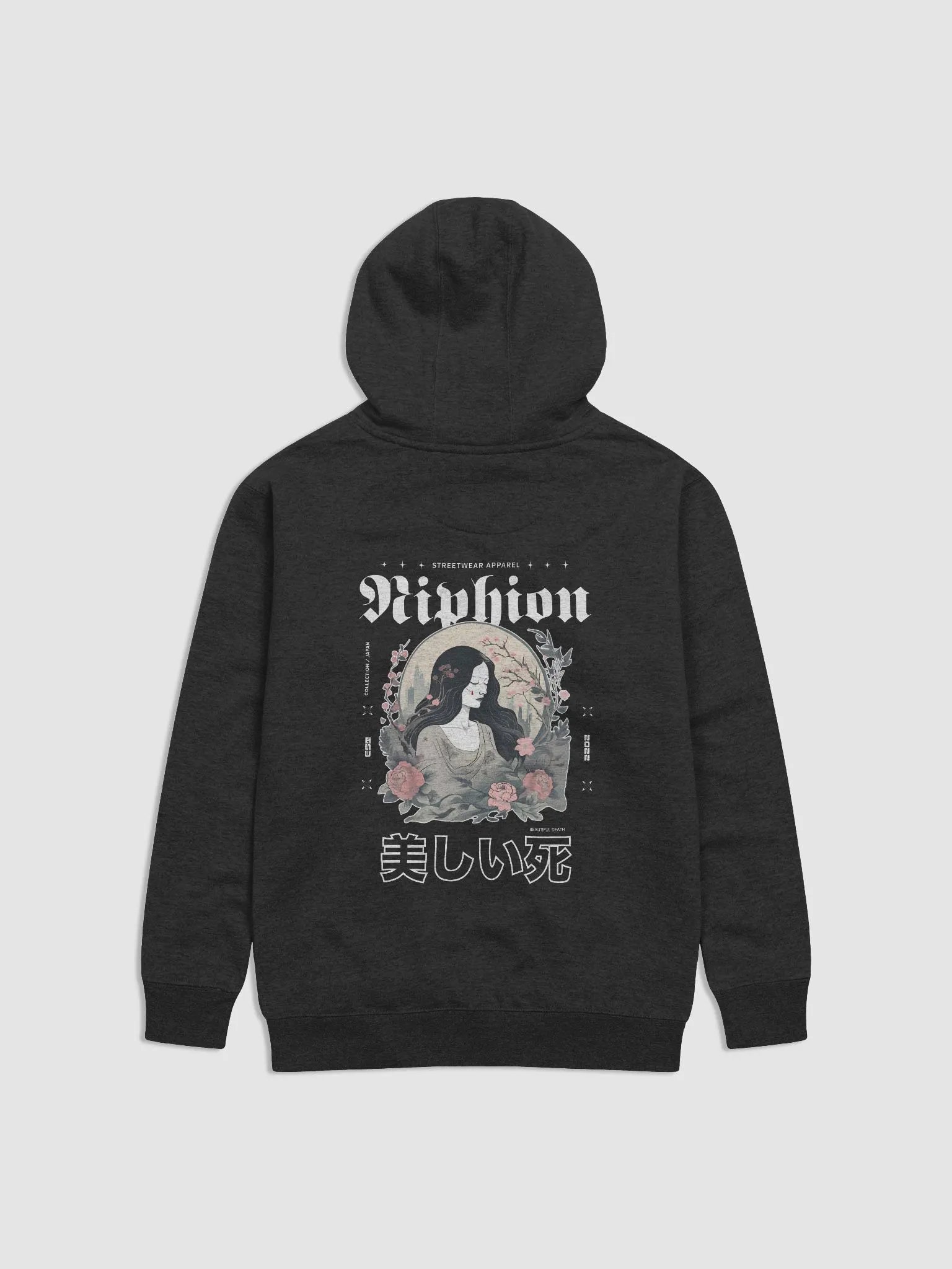 Japanese Streetwear Skull Hoodie - Beautiful Death 2 product image (1)