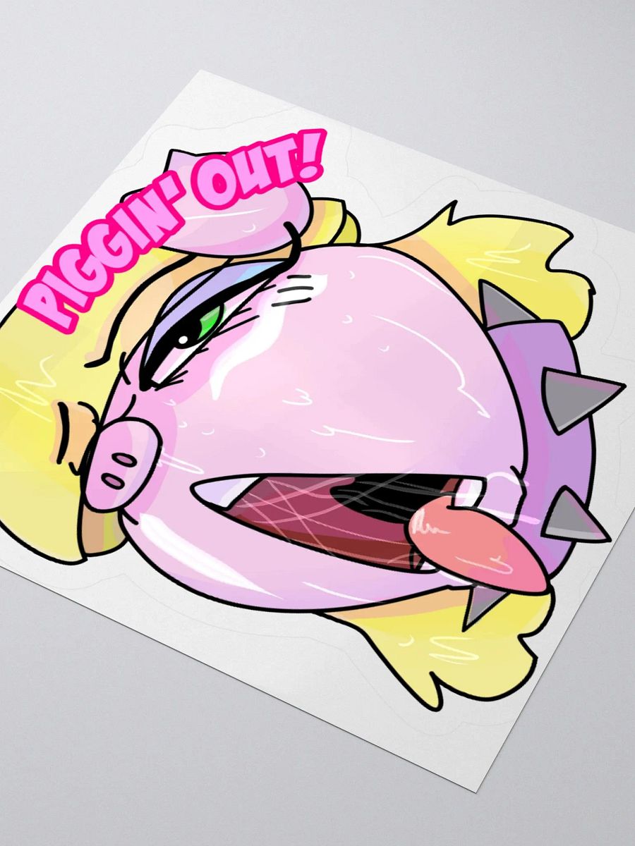 Piggin' out! Sticker product image (3)