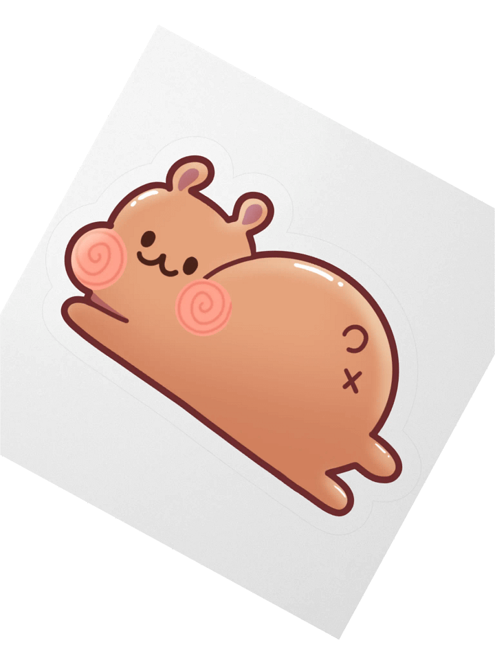 Classic Hammy Sticker product image (5)