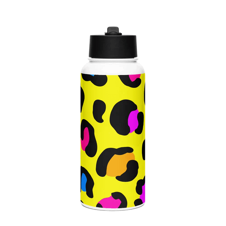 Leopard Luxe Stainless Steel Water Bottle product image (1)
