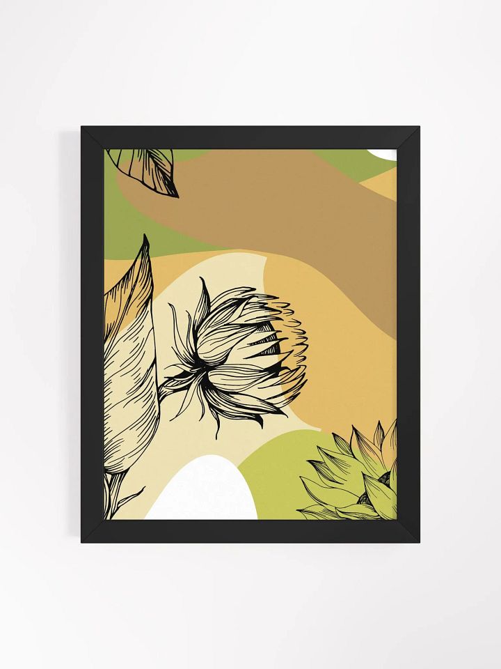 Organic Flora Framed Matte Poster product image (1)