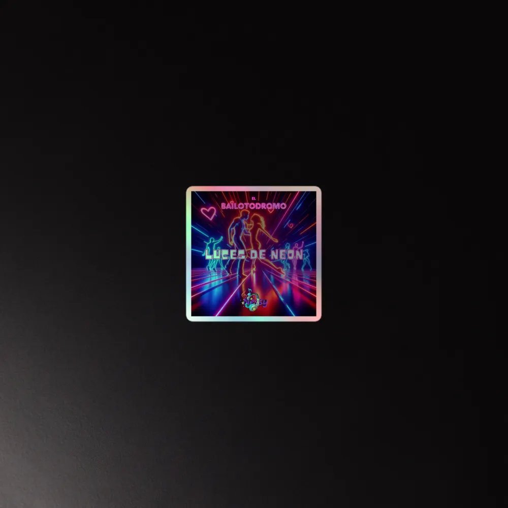 Sticker holográfico Luces de Neon product image (4)