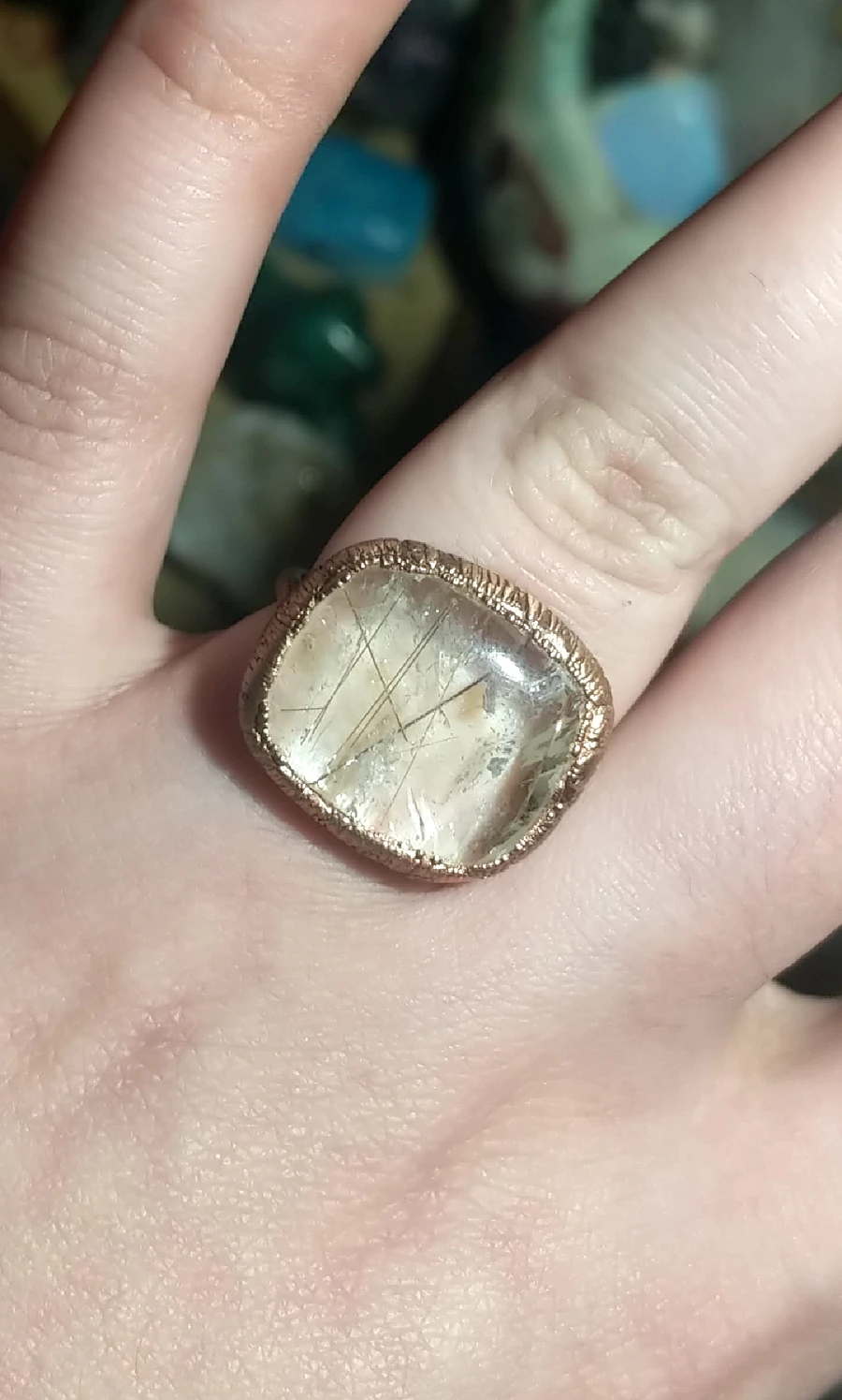 Size 6.5 Rutile Quartz Ring product image (2)