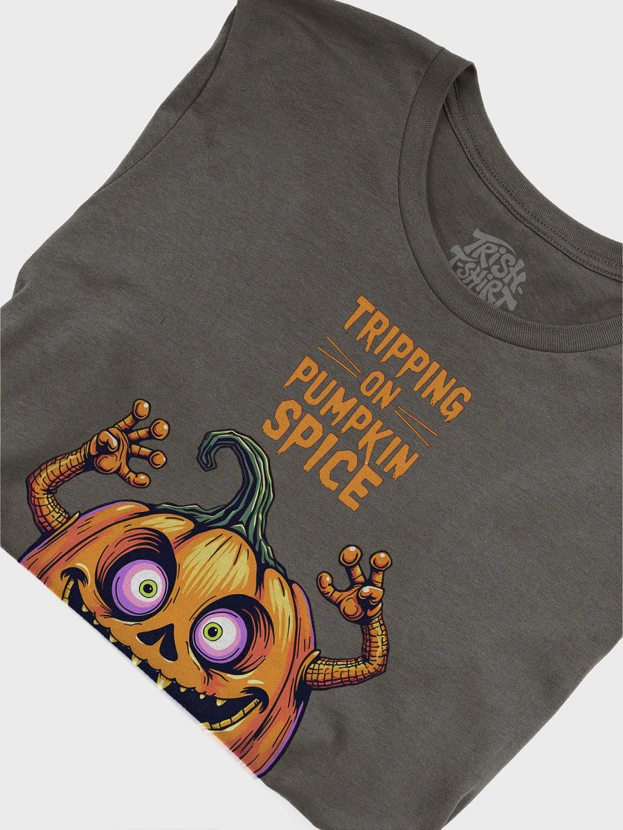 Weirdcore Tripping on Pumpkin Spice Halloween Shirt product image (6)