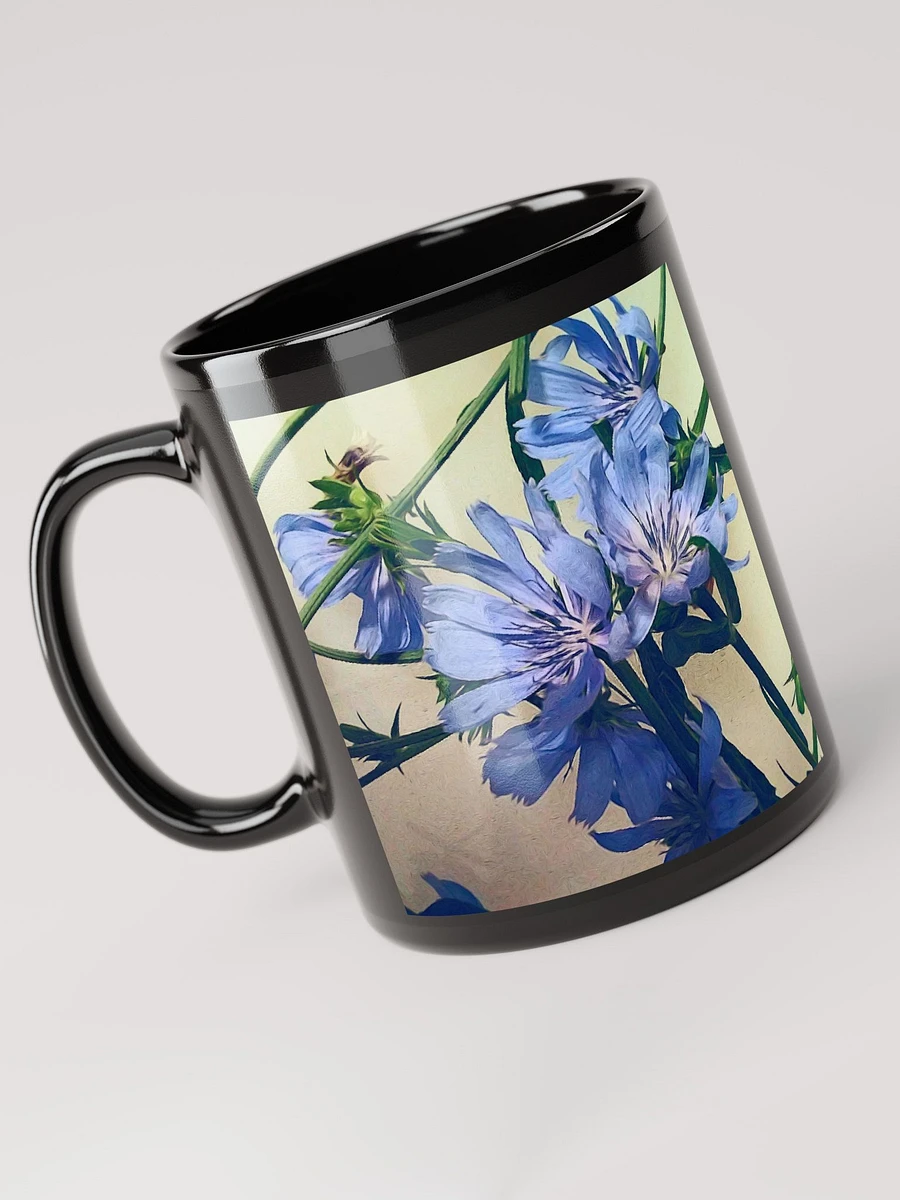Blue Wildflower Black Coffee Mug product image (6)