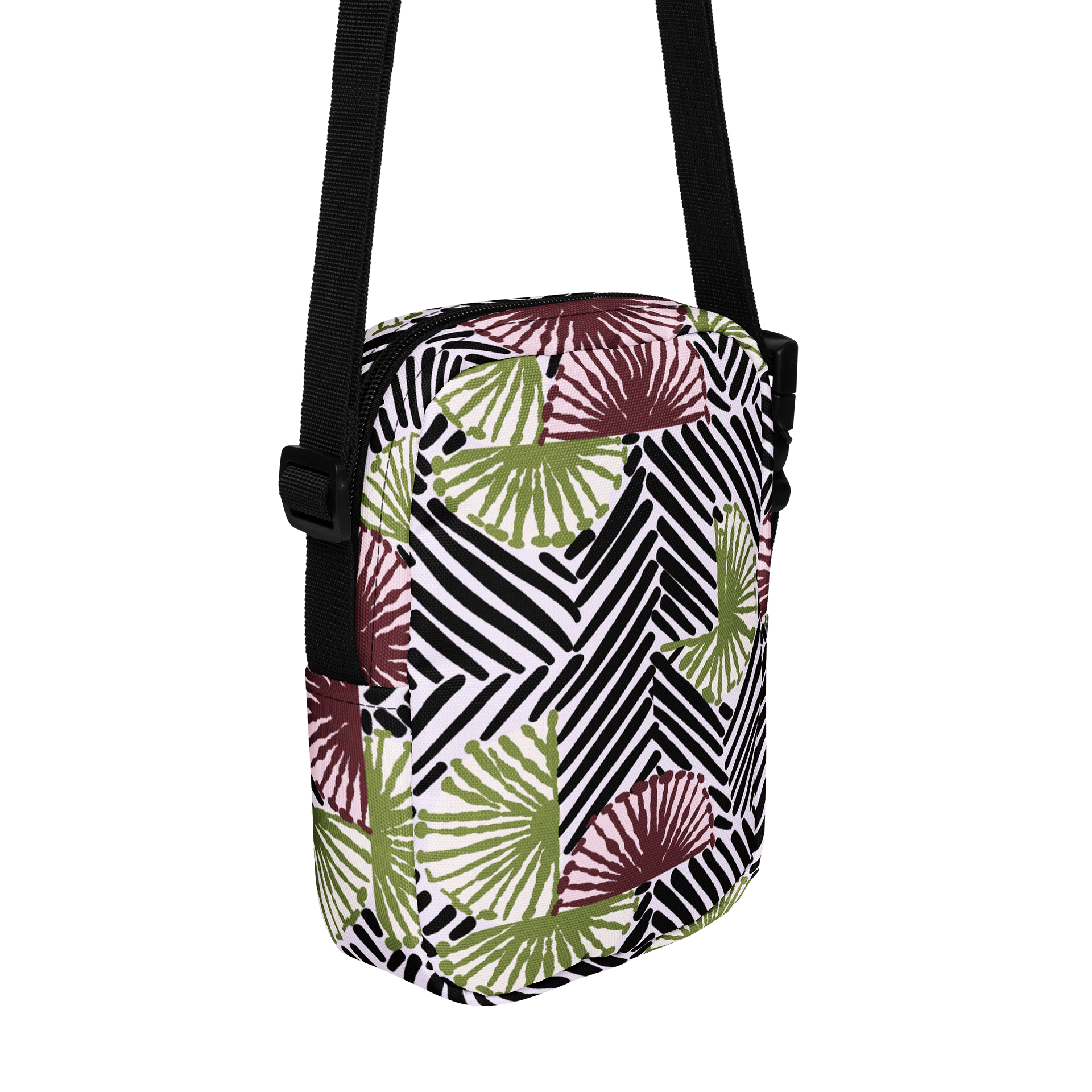 Afrococo Fan Stripes Geometric Print Crossbody product image (3)