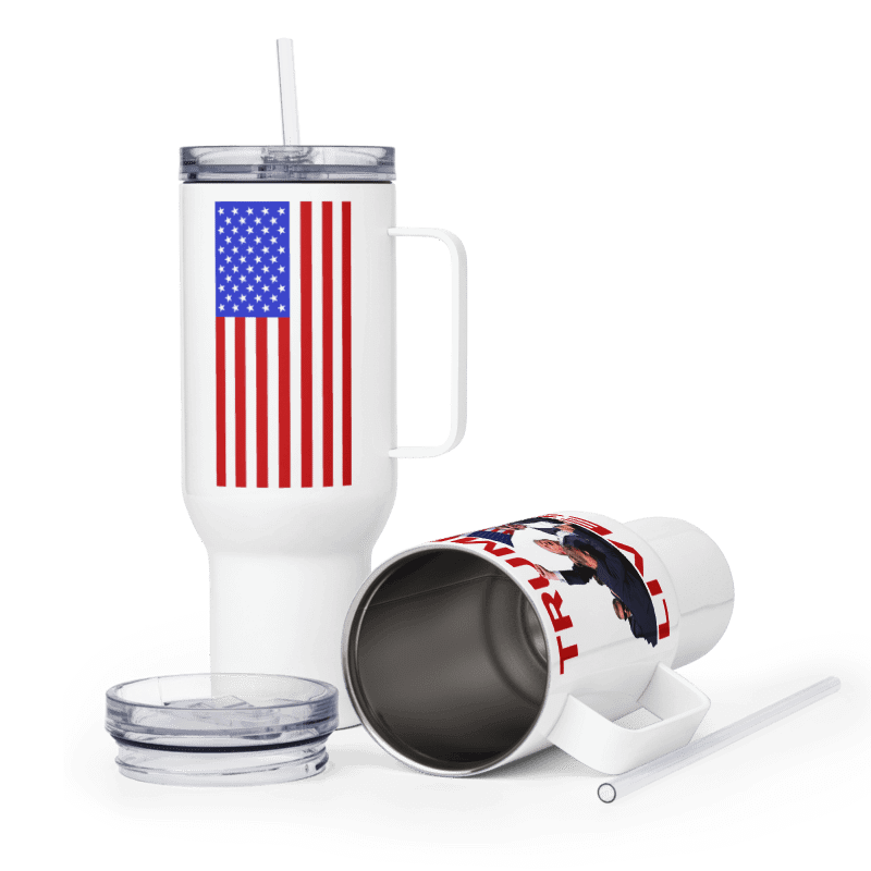 Trump Lives 40oz Travel Mug w/ Handle product image (2)