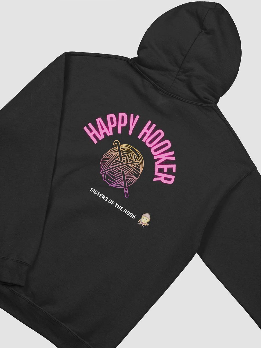 Happy Hooker Hoodie - White Text product image (4)