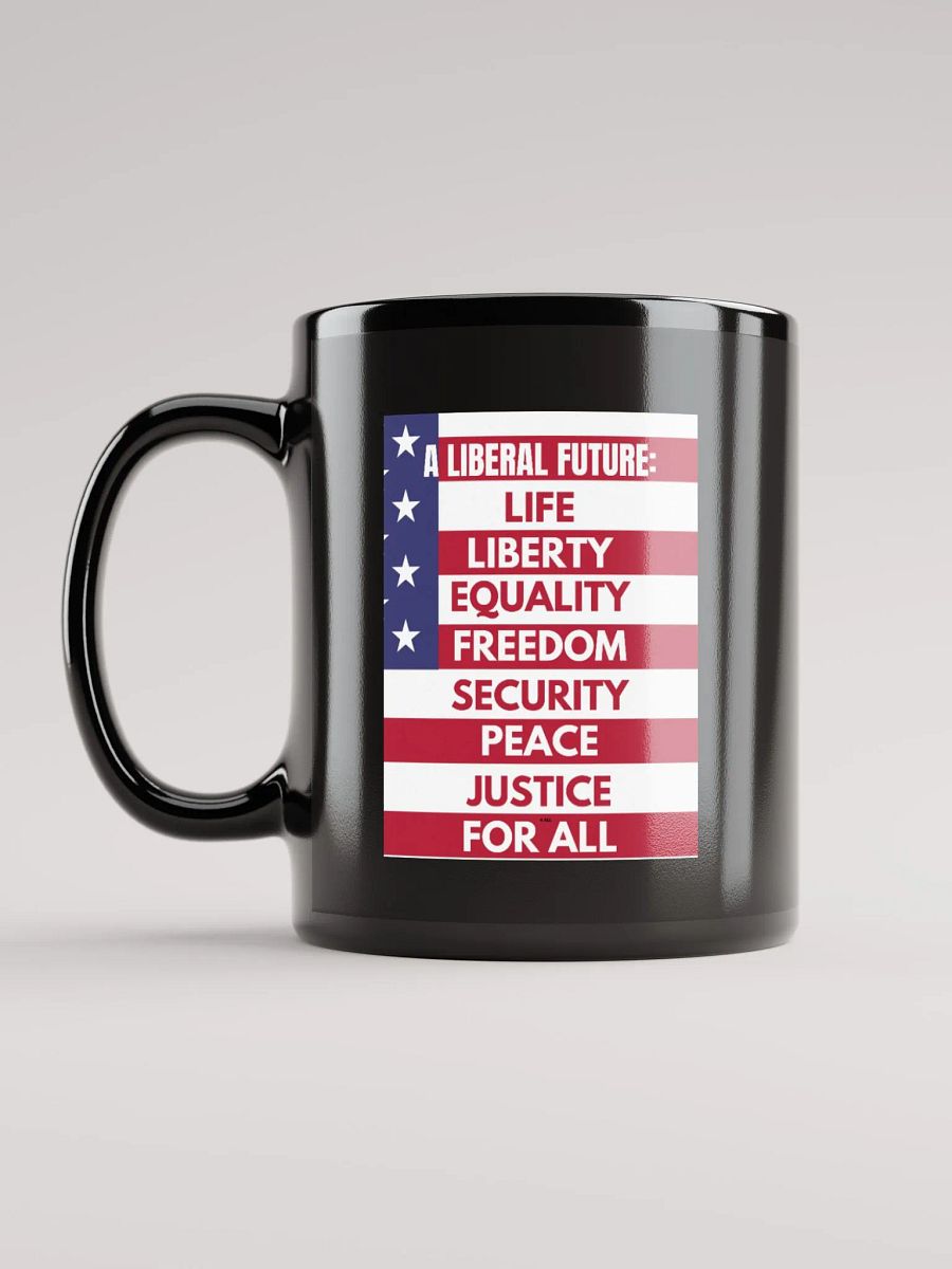 Liberal Virtues Glossy Black Mug product image (6)