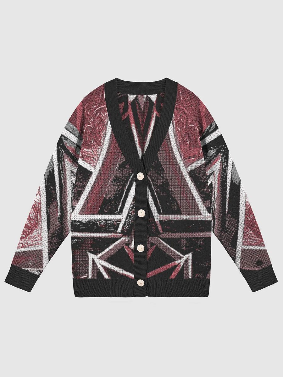 Geometric Fusion Knitted Cardigan product image (5)