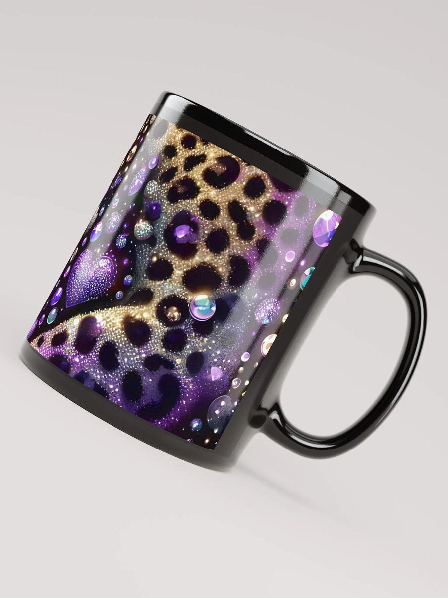 Glimmering Hearts Black Glossy Mug product image (8)