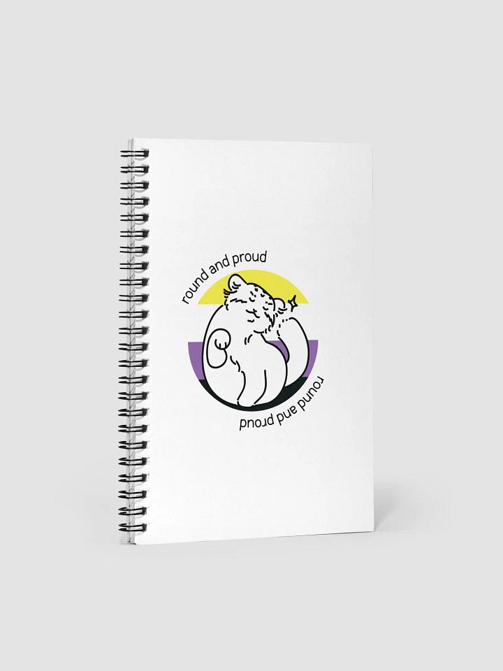 Round and Proud Manul Nonbinary Version - Spiral Notebook product image (1)